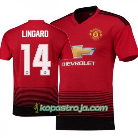 Billiga Fotbollströjor Manchester United Jesse Lingard 14 Hemma tröja 2018/19 Kortärmad